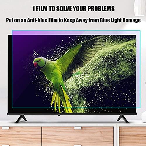 KFJZGZZ Parlama Önleyici TV Ekran Koruyucu LED OLED QLED LCD HD 4 K TV Açık Mavi Engelleme TV Filmi Filtresi Gözleri Koruyun