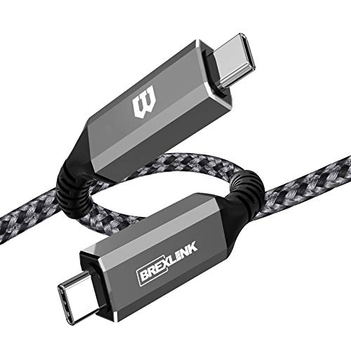 BrexLink USB 4 Kablo 3.3 ft, 100W Şarj / 40Gbps Veri Aktarımını Destekler USB C'den USB C Kablosuna, Tip-C Macbook'lar, Dell,