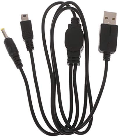 Veri Kablosu Şarj Cihazı Güç 2'si 1 arada USB Veri Şarj Kablosu Kablosu Sony PSP 2000 3000 Oyun Konsolu için-Reinly