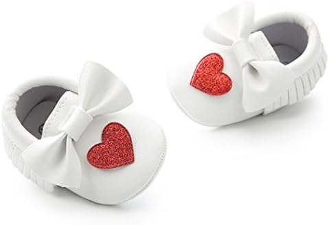 KONFA Toddler Yenidoğan Bebek Kız Ilmek Püsküller Çizmeler, 0-18 Ay için, Anti-Kayma Prewalker Prenses Ayakkabı