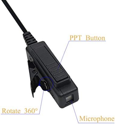 Walkie Talkie mikrofonlu kulaklık 2 Pin Gizli Hava Akustik Tüp Kulaklık Motorola Walkie Talkie için Uyumlu CP200 CP200d CLS1410