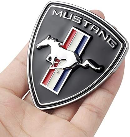 Yeni 3D Metal Krom Araba Styling Koşu At Amblem Rozeti Ford Mustang Shelby GT çamurluk araba dekorasyon çıkartması aksesuarları