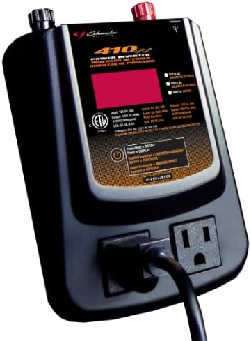 Schumacher PID - 410 DC - AC Güç Çevirici-400W-Mobil Cihazlara Güç Sağlamak için AC ve USB Güç Bağlantı Noktalarına Sahip , Gri