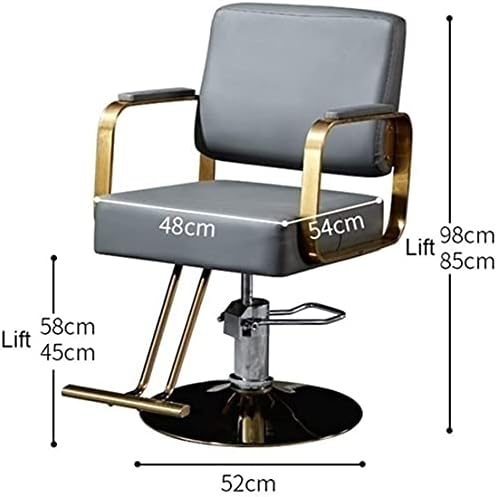DZCGTP berber koltuğu Salon Sandalye Şekillendirici Sandalye Berber Koltuğu Salon Saç Sandalye, Şekillendirici Sandalye ile Hidrolik