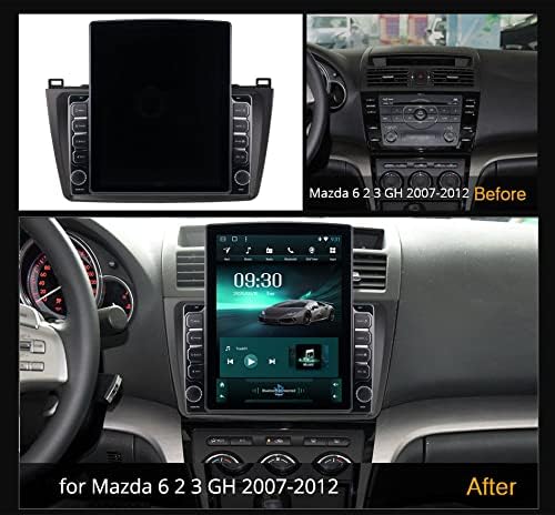 KiriNavi Araba Stereo Radyo Mazda 6 ıçin Mazda6 II Ultra 2010-2015 Andriod 10 8 çekirdekli GPS Navigasyon Bluetooth ıle 9.7 ınç