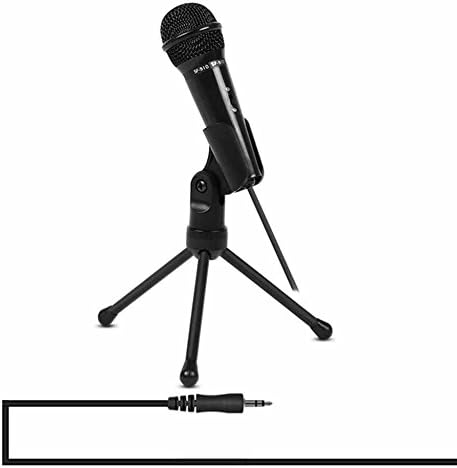 TBANG Kablolu Mikrofon, Kayıt Mikrofonu, Bilgisayar Mikrofonu, Mikrofon, Katlanır Stand, 23x13. 7x4. 5cm