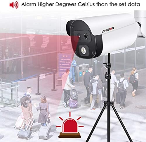 Jings Termal Tarayıcı Kamera, Çok Kişi Yüz Tanıma Sıcaklık Ölçümü, Okul, İstasyon, Şirket için Sıcaklık Tarayıcı