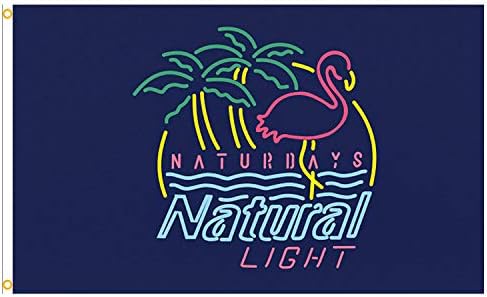 Naturdays Bayrak Doğal ışık Banner Bayrak Man Cave Duvar Bira Bayrak Pirinç Grommets ile, Açık Burcu Evi Bayrak Polyester Yard
