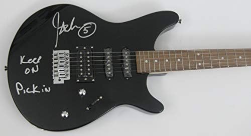 John Lowery John 5 imzalı elektro gitar Rob Zombi Marilyn Manson Geçirmez Beckett yıldız imza