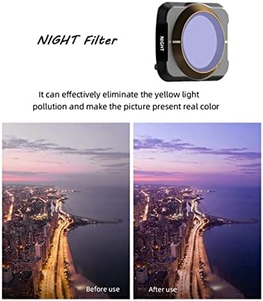 UV Yıldız ND8 için ZHİPAİJİ Kamera Lens Filtreleri/16/32/64/1000 Mavic Air 2 Lens Aksesuar Doğal Gece Filtreleri için Filtre