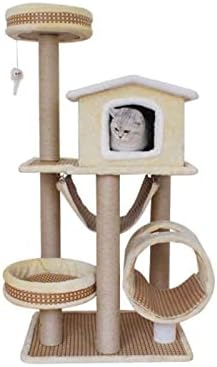 HYFFS 52.1 in Tırmalama Direkleri, Hamak, Kedi Aktivite Merkezi ile Çok Seviyeli Kedi Ağacı Kulesi Kınamak Yavru Kedi, Kedi ve