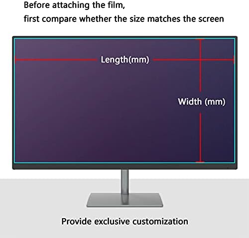 WJDY 32 İnç Mavi ışık Filtresi Yansıma Önleyici TV Ekran Filmi Parmak İzlerini Soldurur, Çizikleri Önler ve Görme Yeteneğini