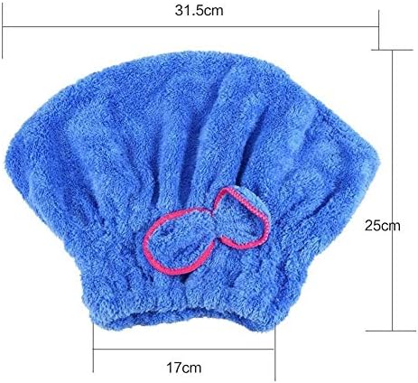 Hızlı Saç Kurutma Kap Mikrofiber Ultra Emici Saç Kuru Kafa Wrap Saç Ilmek Süslenmiş banyo Havlusu Kulesi Şapka duş bonesi Kadınlar