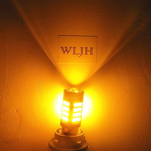 WLJH 2x BAU15S (150°) PY21W Yüksek Güç 2835 Yonga Setleri 54SMD LED Ampuller DRL Dönüş Sinyali Sider Marker ışık