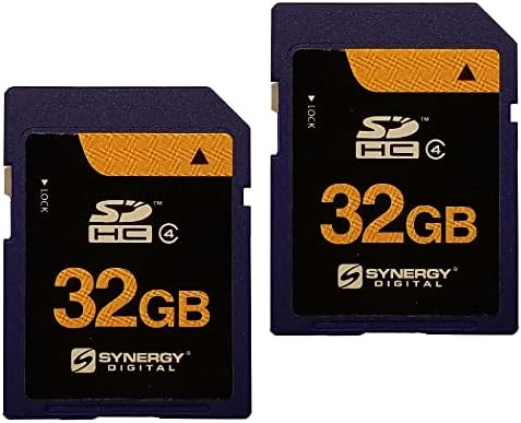 Synergy Dijital Fotoğraf Makinesi Hafıza Kartı, Nikon EN-EL25 Dijital Fotoğraf Makinesi ile Uyumlu - 2 Paket 32GB