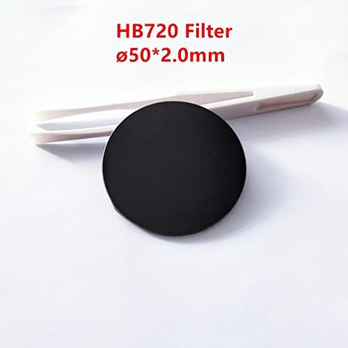 502.0 mm HWB720nm IR Kızılötesi Geçiş Filtresi HB720 RG715 Optik Cam