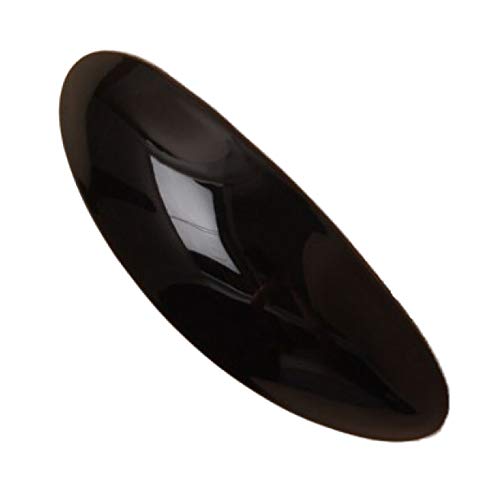 10 cm Siyah Kavisli Oval Şekilli Yaylı Barrette Saç Klip Slayt