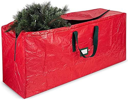Aıhoo Noel Ağacı saklama çantası Büyük Kapasiteli Su Geçirmez Organizatör Taşınabilir Çok Amaçlı fermuarlı çanta Ev saklama çantası