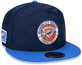 Yeni Dönem OKC Oklahoma City Thunder 9FİFTY 2018 NBA Tip-Off Serisi Snapback Şapka, Ayarlanabilir Lacivert Kap