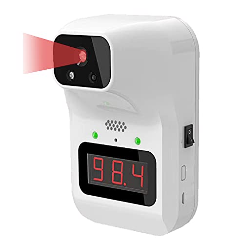 AGZ Duvara Monte Temassız Termometre Yetişkinler için, Kızılötesi Alın Dijital Termometre Ateş Alarmı ile Doğru Anında Okuma
