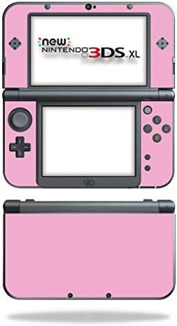 MightySkins Cilt ile Uyumlu Yeni Nintendo 3DS XL (2015) Kapak wrap Sticker Skins Katı Pembe