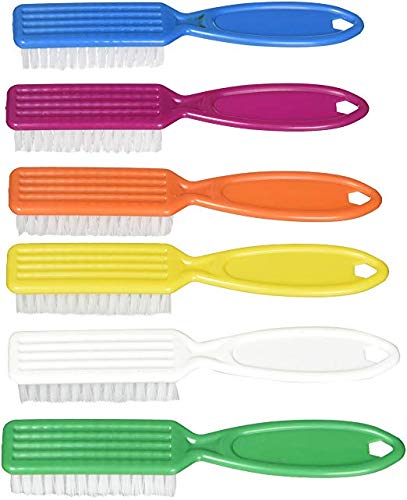 Karlash Fırçalayın Fırçalar için Manikür Tırnak Fırçası Akrilik Toz Dusk Çeşitli Renkler (12 adet)