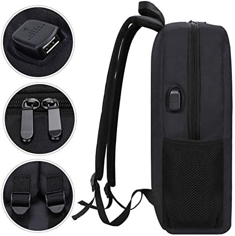 Serin Dizüstü BT Dizüstü Rahat Daypacks USB Çanta Paketleri Kılıfları Sırt Çantaları Şarj Portu ile Ofis Ev Trave için Custommake