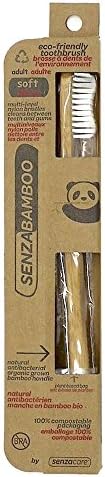 SenzaBamboo çevre dostu Bambu Diş Fırçası (kompostlanabilir)