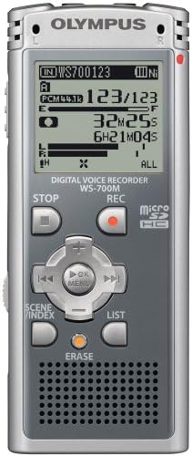 OM Dijital Çözümler WS-600S Dijital Ses Kaydedici 142610 (Gümüş)