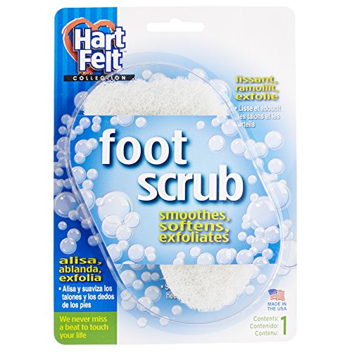 HartFelt, Foot Scrub Ayak Süngeri Peeling Cilt Bakım Pedi Made in USA Pedikür Hissi için Pürüzsüz İyileşmeler ve Ayak Parmakları,