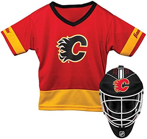 Franklin Spor çocuk Hokeyi Kostüm Seti-Gençlik Jersey & Kaleci Maskesi Cadılar Bayramı Fan Kıyafet NHL Resmi Lisanslı Ürün