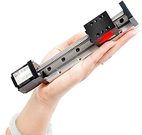 Mini Lineer Kılavuz Slayt Ray CNC Küçük Sahne Aktüatör Vida Kurşun Hareket Masa Sistemi Oyma Makinesi, Step Motor( Renk: Tr8-4,
