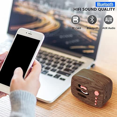 CH-GTJ Bluetooth Hoparlör, 3D Hi-Fi Stereo Ses FM Modu ile Taşınabilir Bluetooth 5.0 Hoparlör Seyahat, Parti, Açık ve Kapalı,