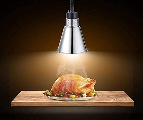 Meinirui ayarlanabilir ısı lambası büfe teleskopik ısınma lambası kaldırma gıda ısıtma lambası tek kafa asılı patates kızartması