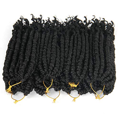 8 Paketi 12 İnç Tığ Saç Bahar Senegalese Büküm Tığ Örgüler Kıvırmak Sonu Örgü saç ekleme Bahar Büküm Tığ Saç Siyah Kadınlar için