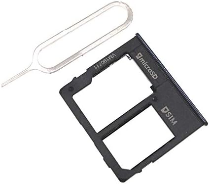 PHONSUN Yedek Sım Kart Tepsi / SD Kart Yuvası Tutucu Samsung Galaxy A10E A102U / SM-S102DL Siyah