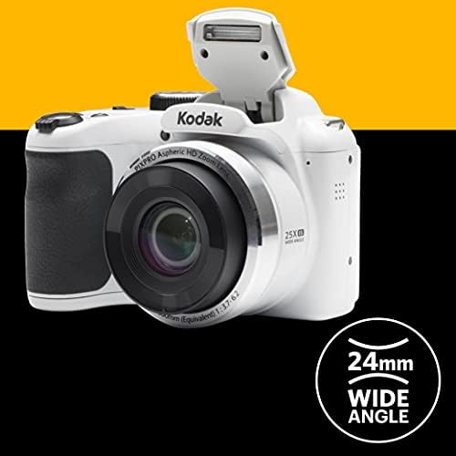 Kodak PİXPRO Astro Zoom AZ252-WH 25X Optik Zoom ve 3 LCD (Beyaz)özellikli 16MP Dijital Fotoğraf Makinesi