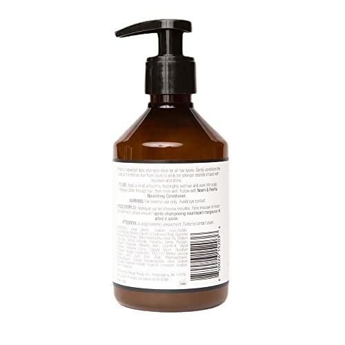 AyurVita - Neem & Reetha Besleyici Şampuan-Biyo Sertifikalı Saç Bakımı-Ayurveda Saç Bakımı-Temiz ve Organik Saç Ürünleri-10 floz