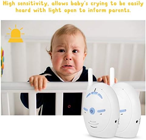İki Yönlü Konuşma Ses Bebek Monitörü Kablosuz Dijital Ses Bebek Monitörü Dadı (ABD Standart (100-240 v))