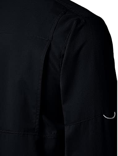 Columbia Erkek Silver Ridge Lite Uzun Kollu Gömlek, Siyah, 5X