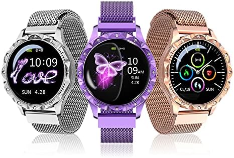 TTSLVS akıllı saat, Kadınlar için Spor Izci, 1.04 LCD Ekran Smartwatch IP67 Su Geçirmez Etkinlik Izci Pedometre ile, Android