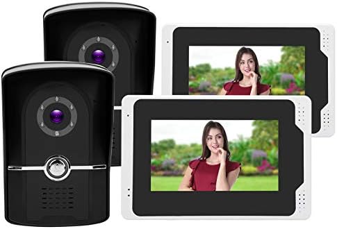 1080P HD çift yönlü sesli interkom kapı kamera Video kapı zili 110° gece görüş ev Bahçe izleme için (ABD düzenlemeleri)
