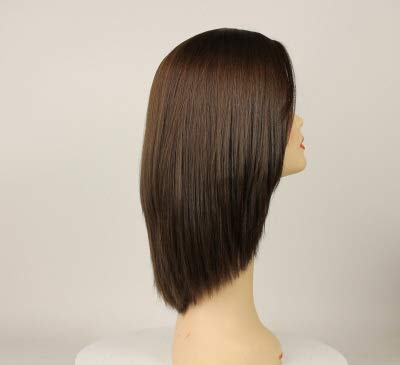 Freeda Avrupa insan saçı peruk-Riva Kahverengi Çok Yönlü Cilt Üst Boyut X-Küçük