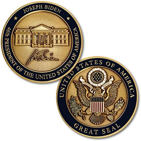 Koleksiyon Sembolleri Amerika Birleşik Devletleri'nin Yeni 46. Başkanı Ch Cn (Bu Nişanlar Koleksiyonunuzu Mükemmel Bir Şekilde