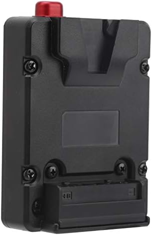Tanke V-Kilit Pil Dağı D-Tap Çıkış Plastik Plaka Adaptörü için V Dağı Kamera Pil, 5.1 oz, Siyah