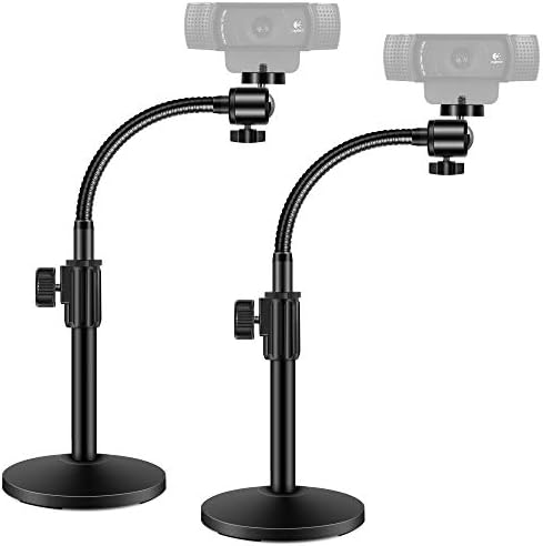 InnoGear Webcam Standı, yükseltilmiş Esnek Masaüstü Standı Gooseneck Standları Tutucu için Logitech Webcam C922 C930e C920S C920
