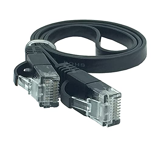 Kablo CAT6 Düz UTP Ethernet Ağ Kablosu RJ45 Patch LAN Kablosu Siyah Renk 0.5 M 1 M 1.5 M 2 M 3 M 5 M 10 M 15 M 20 M 25 M 30 M