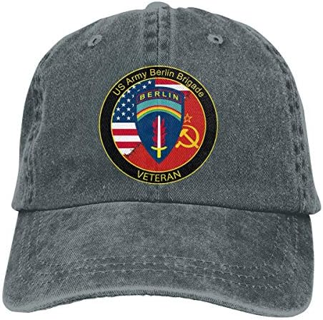 Berlin Tugayı Gazileri Unisex Beyzbol Şapkaları Kovboy şapkası Denim Şapkalar Düz Şapkalar Uygun Şapkalar Baba Şapkası