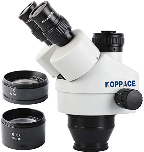 KOPPACE 3.5 X-90X Trinoküler Stereo Mikroskop Üst ve Alt led ışık kaynağı Sürekli zoom objektifi Cep Telefonu Tamir Mikroskop