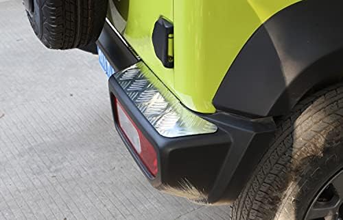 Suzuki Jimny ıçin LZTQ 2019 2020 2021 JB64 JB74 Araba Arka Tampon Paneli yüzey koruma Dekorasyon Araba Dış Aksesuarları Alüminyum